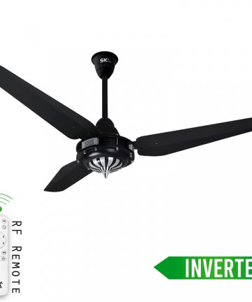 Buy Caroma Plus Inverter Ceiling Fans in Black Silver Colour By SK Fans All Over in Lahore Pakistan, www.alrehmanstore.pk iS The Best Online Cheapest Store In Lahore Pakistan