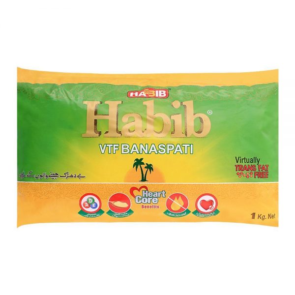 Buy Habib Banaspati VTF Ghee 1 KG Pouch By Habib Oil Mills At www.alrehmanstore.pk, www.alrehmanstore.pk Is Cheapest Store In Pakistan